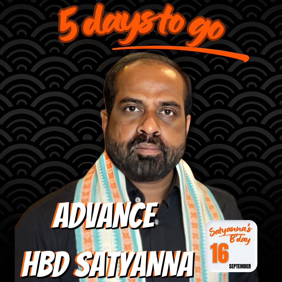 #AdvanceHBDSatyanna 
#5DaysToGo