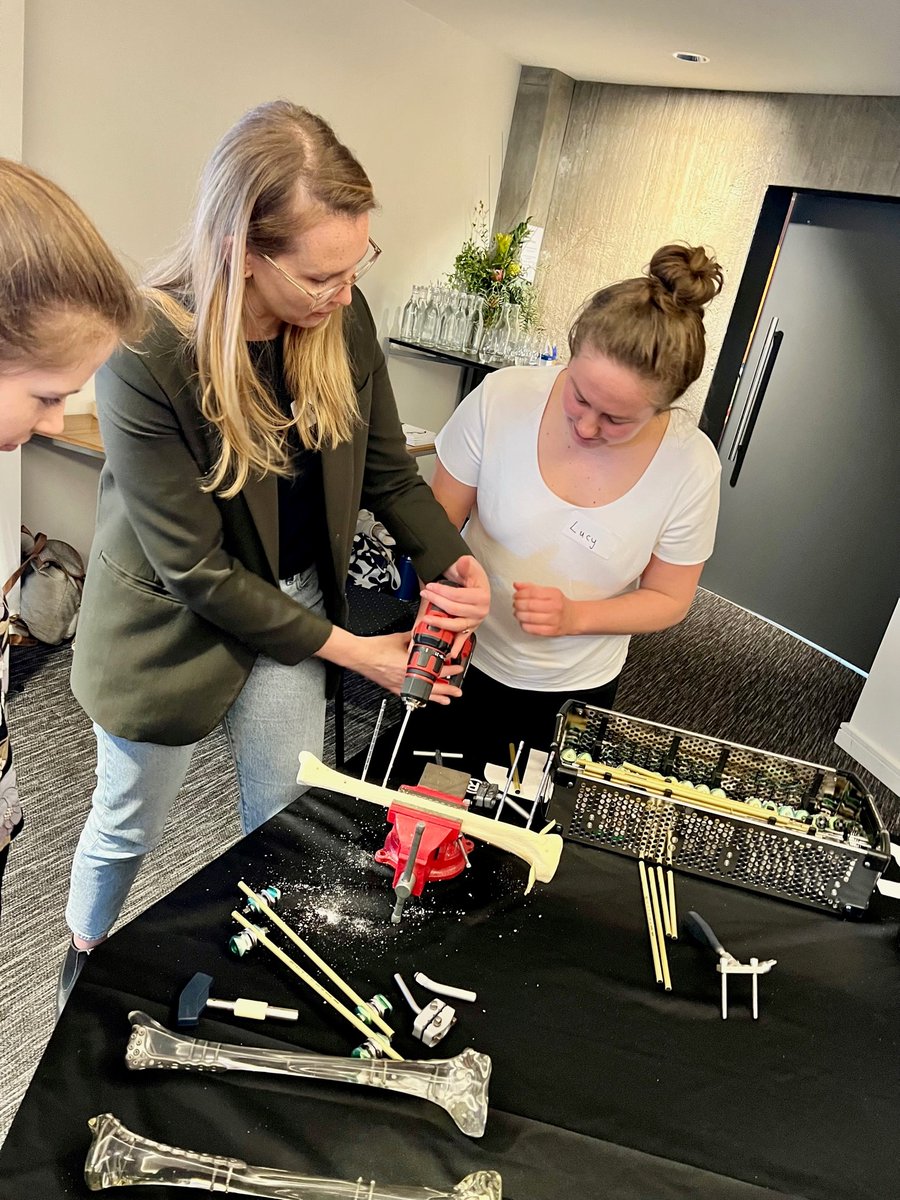 AOA_ortho's tweet photo. Over the weekend, AOA #OWL held its first workshop in Launceston, Tasmania. A great turnout for the first Tassie workshop, 16 participants got hands-on at skills stations with equipment and tools like drills, plates, and bone saws, followed by a Q&amp;A session. https://t.co/GXmFvP9LGA