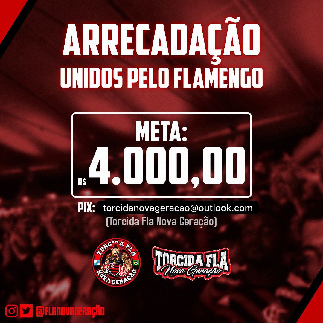 yagoalves98's tweet photo. Estamos organizando o movimento para que todos vocês flamenguistas representem essa paixão ao nosso lado seja dentro ou fora da arquibancada.

Contribua com a nossa festa, toda ajuda é bem vinda!
 Chave pix:torcidanovageracao@outlook.com
O FLAMENGO É DO POVO!🔴⚫️
@FlaNovaGeracao https://t.co/vjzO11Cmtb