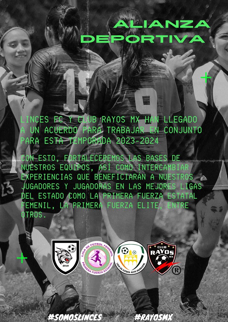 Rayosmxfem's tweet photo. 📝 𝐂𝐨𝐦𝐮𝐧𝐢𝐜𝐚𝐝𝐨 𝐨𝐟𝐢𝐜𝐢𝐚𝐥. 

📌 Alianza Deportiva:
𝙍𝙖𝙮𝙤𝙨 𝙈𝙓 𝙨𝙚 𝙪𝙣𝙚 𝙖 𝙣𝙪𝙚𝙨𝙩𝙧𝙖 𝙛𝙖𝙢𝙞𝙡𝙞𝙖 𝙚𝙨𝙩𝙖 𝙩𝙚𝙢𝙥𝙤𝙧𝙖𝙙𝙖 👊🏻. 

¡Bienvenidos a esta institución! 

#SOMOSLINCES | #RAYOSMX ⚡️ https://t.co/cYOZgKRxiq