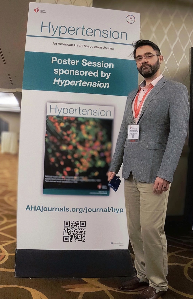 Post-doc Allan presents his work at Hypertension 2023!