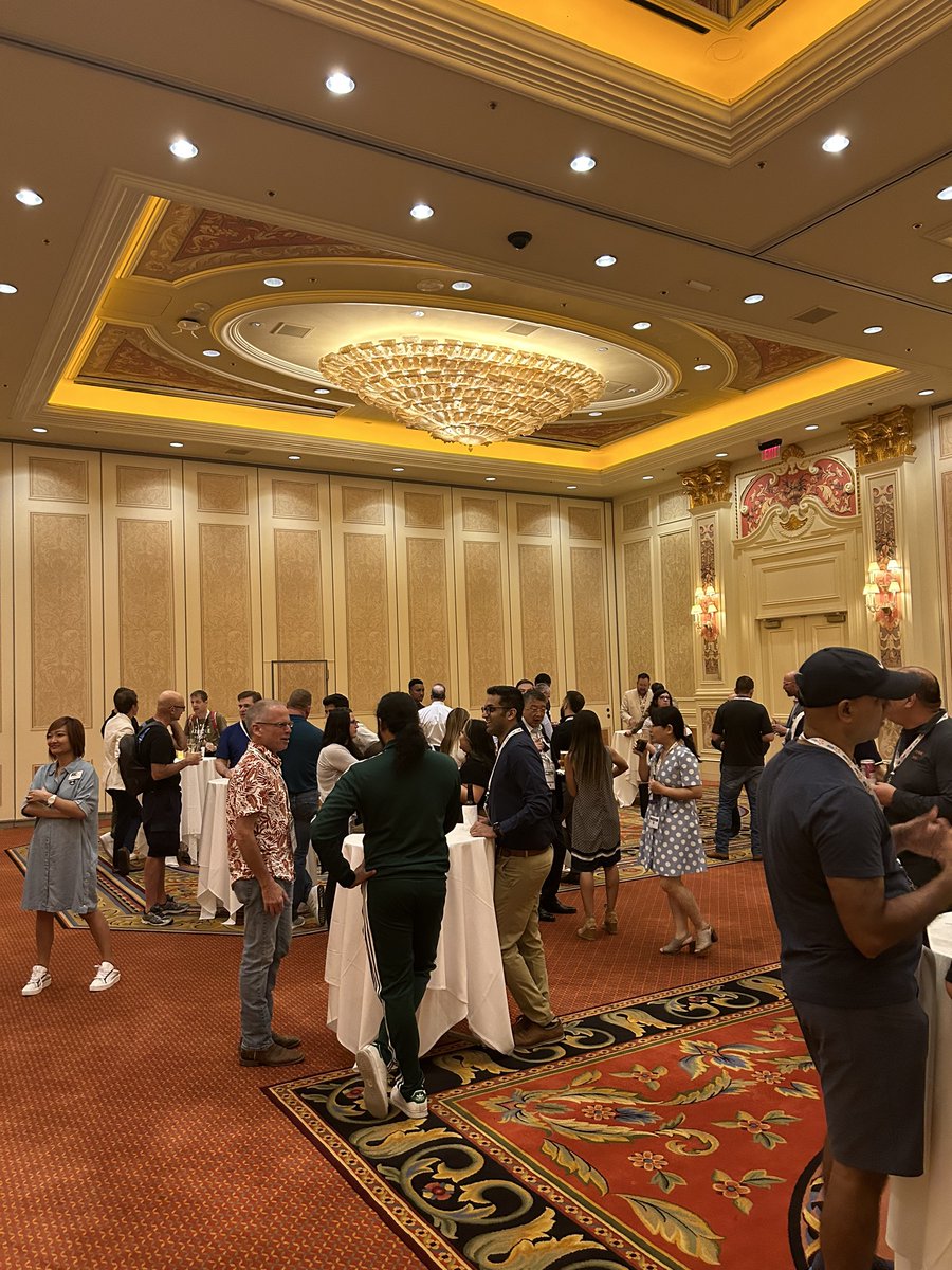 REPlusEvents's tweet photo. Welcome to RE+ Tech! The RE+ Tech Opening Reception is happening in the Bellini Ballroom. This is just the beginning for these science and tech clean energy professionals, with so much more to come through the week. #REPlusTech #REPlus23 https://t.co/2pNrhokuK5