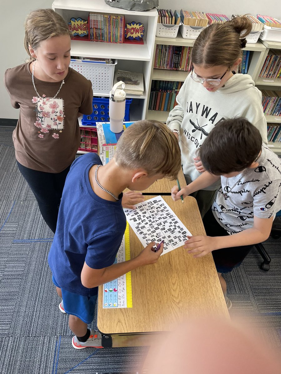 MrLangemo's tweet photo. Week 2 starts in 12 hours!  Here we are from the 2nd Day, completing the 100 Numbers activity. @saravdwerf https://t.co/o1Ebc6kbAh