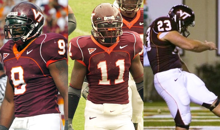 Bluegrass504's tweet photo. Today's #Hokies ๐ date is:
Vince Hall / Xavier Adibi / Nic Schmitt
#VA2VT ๐ฆ #ThisIsHome https://t.co/EO11dkwlq1