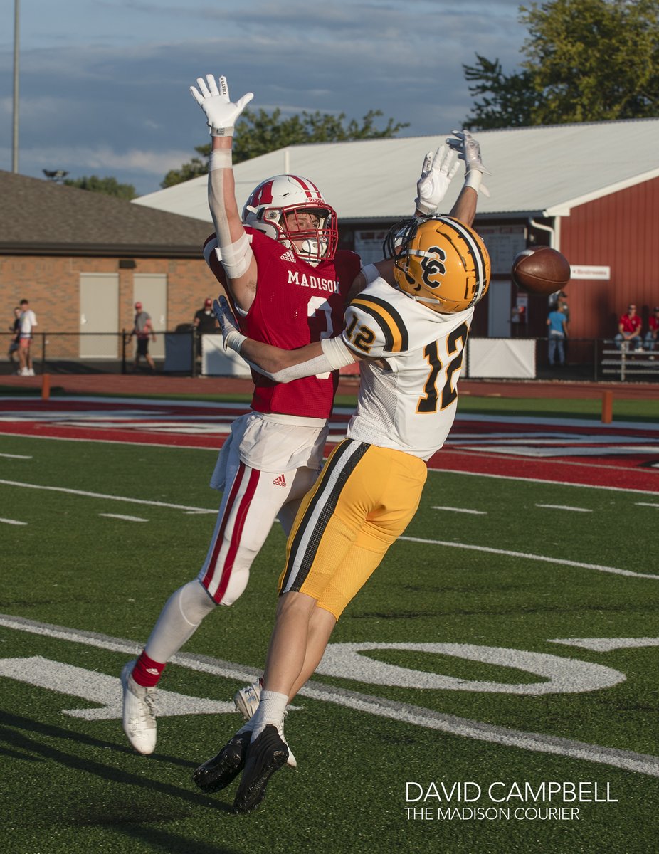 Madison defeated Carroll County 34-0 on Friday for the Cubs' 1st win of the season. (Madison Courier Photos)