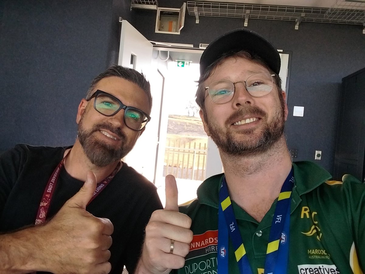 Chris Yeend (@christhaledg) on Twitter photo Thanks to <a href="/Andrew_Crowell/">Andrew Crowell</a> for joining me on the call for the <a href="/VFL/">VFL / VFLW</a> Semi Final as <a href="/brisbanelions/">Brisbane Lions</a> defeated <a href="/WilliamstownFC/">Williamstown FC</a> Thanks to <a href="/Andrew_Crowell/">Andrew Crowell</a> for joining me on the call for the <a href="/VFL/">VFL / VFLW</a> Semi Final as <a href="/brisbanelions/">Brisbane Lions</a> defeated <a href="/WilliamstownFC/">Williamstown FC</a>