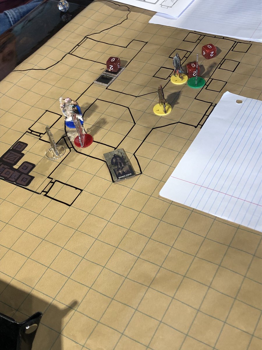 mastersofmb's tweet photo. Great time playing D&amp;D today at a local coffee shop.
#dnd #dungeonsanddragons #dnd5e #dnd5thedition #d20 #d20system #rpg #ttrpg #dice #roleplayinggame #pathfinder #pathfinderrpg #wotc #dungeonmaster #mastersofmakebelieve #fun #gamenight #games #minatures #dm #dungeonmastersguild https://t.co/iBSO7TZbF3