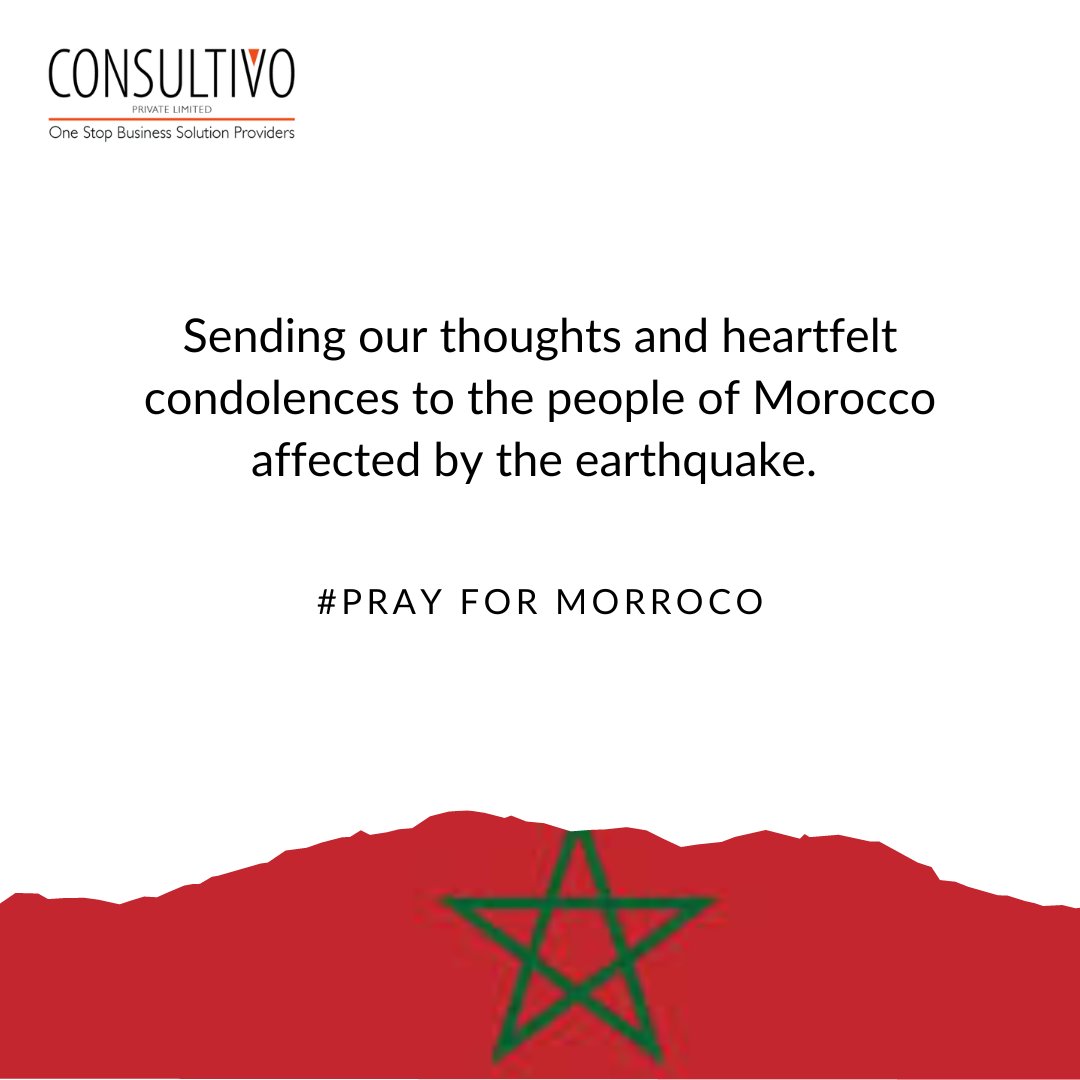 We are deeply saddened by the loss of life and destruction caused by the earthquake in Morocco. Our thoughts are with the victims and their families who have been affected.

#morocco #earthquake #prayformorocco