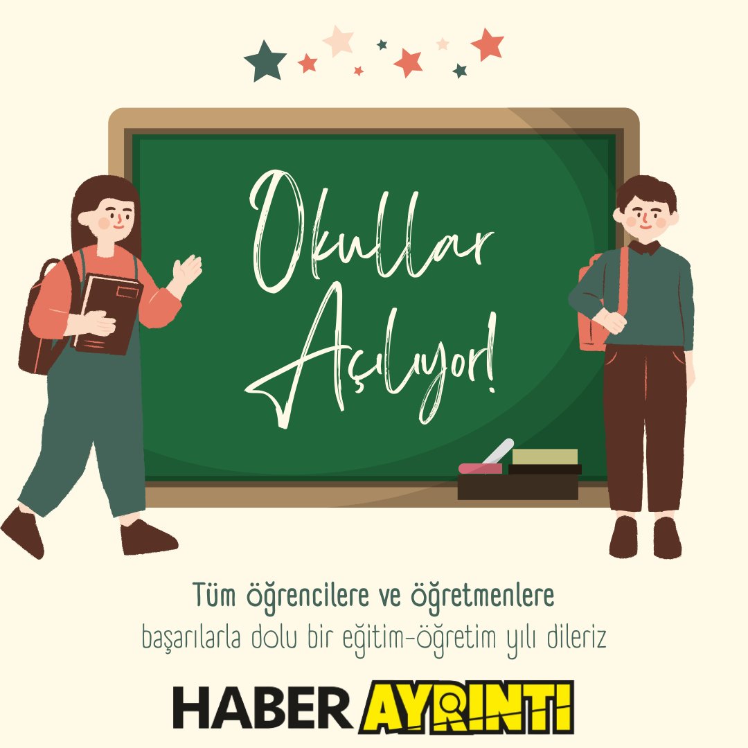 2023-2024 Eğitim-Öğretim yılının; sağlıklı, neşeli, mutlu ve başarı dolu günlerle geçmesi dileğiyle, tüm öğrencilerimize başarılar diliyorum. 

 #OkullarAçılıyor