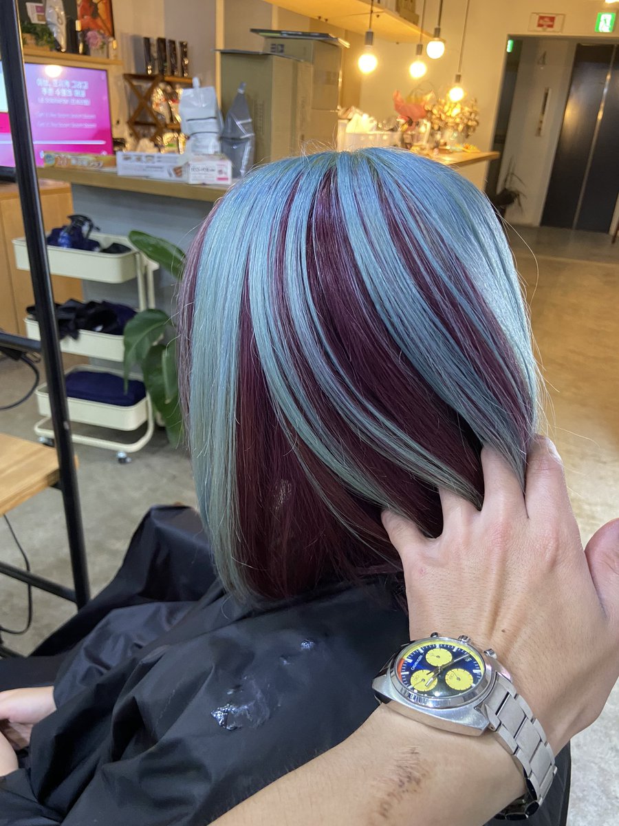 24Tateeeen's tweet photo. ＃セレーネヘア大阪 ＃Selenehair  #心斎橋美容室 #心斎橋美容師 #心斎橋 #美容室 #難波 #難波美容室 #難波美容師 #心斎橋ホスト #心斎橋コンカフェ #ミナミホスト　＃ミナミコンカフェ派手髪 #ハイトーン #カ���ー #ミナミ美容室 #ミナミ #韓国ヘア #髪 #ブリーチ  #紹介 #ケアブリーチ #ブリーチ https://t.co/4cpvMOtFoL