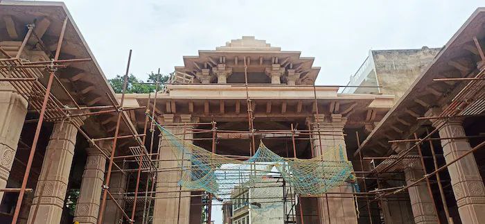 sumitjaiho's tweet photo. Stunning visuals from under construction #VindhyaCorridor!
#JaiMaaVindhyaavaasini🚩 https://t.co/9rUrK8K1iN