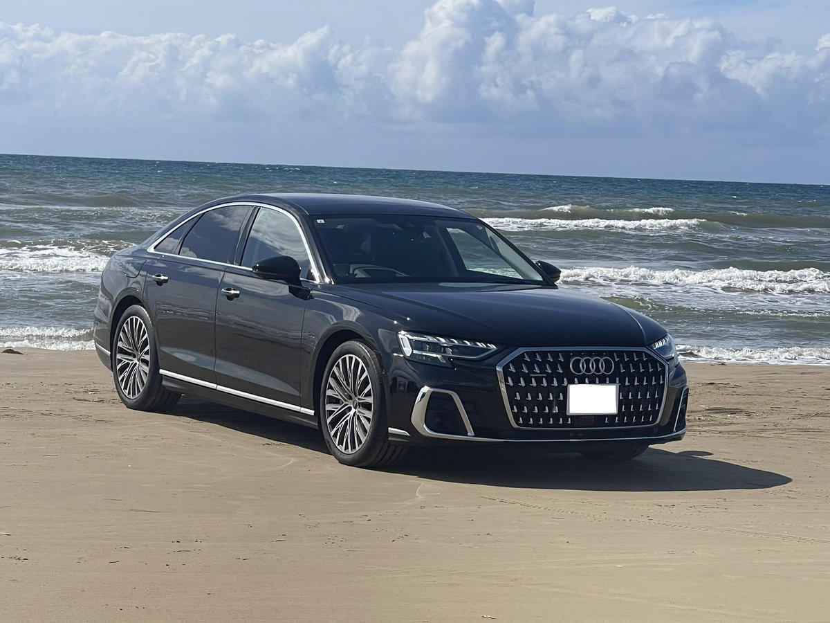 8478taka's tweet photo. #千里浜なぎさドライブウェイ
 #石川県羽咋市
 #アウディ
 #audi 
 #アウディa8
 #プラグインハイブリッド
 #アウディ好き https://t.co/eoj1CY2lYT