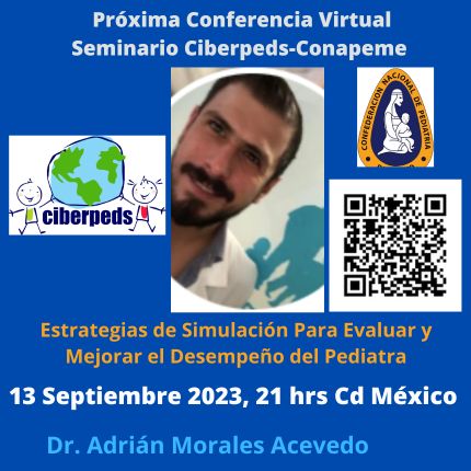 CONAPEME's tweet photo. Miércoles 13 septiembre 2023 09:00 p. m. Ciudad de México
Estrategias de Simulación Para Evaluar y Mejorar el Desempeño Clínico del Pediatra: un Enfoque Práctico por el Dr. Adrian Morales Acevedo, Pediatra de London Ontario Ca.
 
https://t.co/CkTXaDkHEC https://t.co/V4Sv7s7xQT