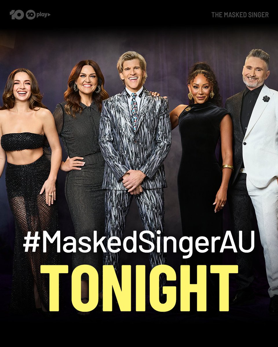 Don't miss the first mind-blowing celebrity reveal! 🤯 #MaskedSingerAU Starts 7:30 Tonight on @Channel10AU and 10 Play. @oshergunsberg @OfficialMelB @DHughesy @abbiechatfield @ChrissieSwan #TheMaskedSinger #Singing #Celebrities #Mystery #Performances