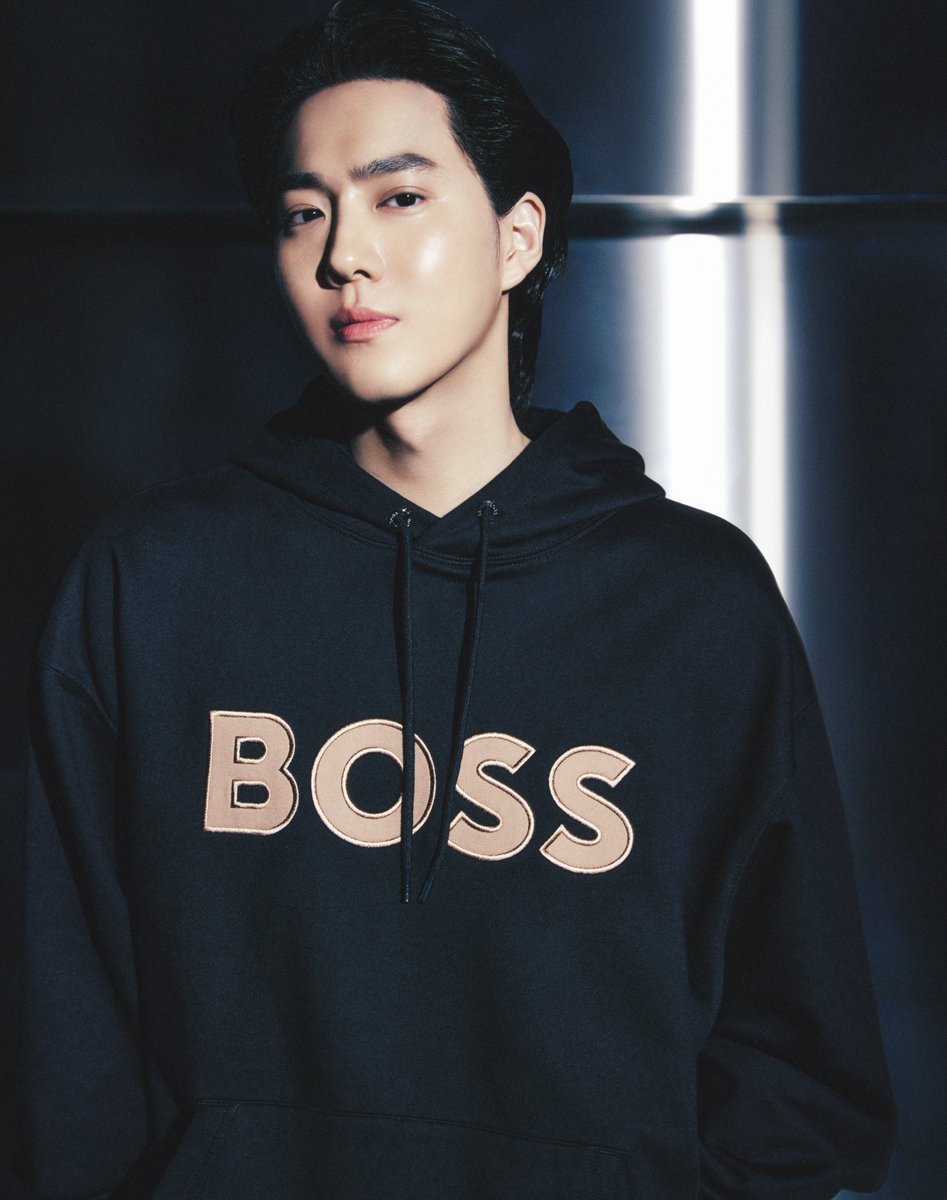 EXOPublicity's tweet photo. SUHO is confirmed to be the new face of "BOSS" from the German fashion brand "HUGO BOSS", according to SM on Sept. 11🎉🥳@weareoneEXO #SUHO https://t.co/VzfzgdpYK7