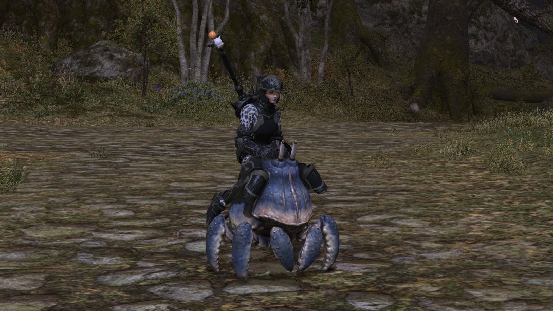 I don't know about the other big bad #FFXIV tanks, but Maisie thinks she should ride on a fierce armored monster!