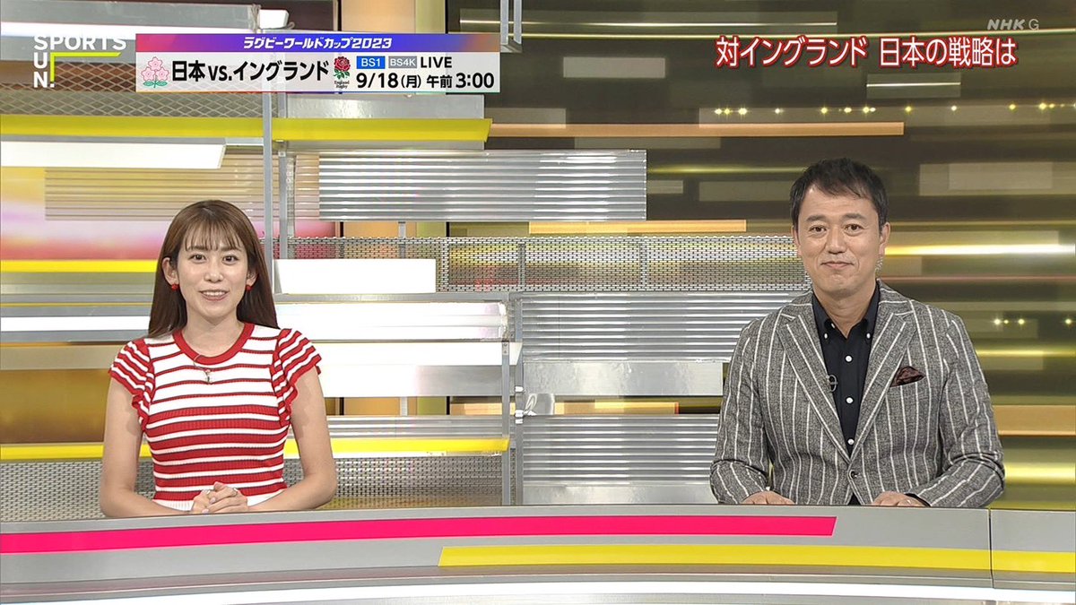 vote_her5's tweet photo. 昨日の中川アナ！

#���川安奈 #中川アナ #アナウンサー #女子アナ #NHK #サンデースポーツ #あんなこんな https://t.co/foMEuInJT9