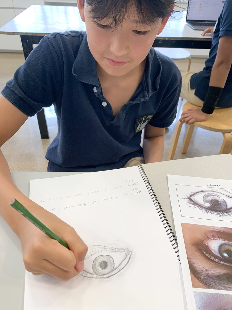 StMarysTokyo's tweet photo. Grade 7 artists have begun their new art-science project 'The Body' by closely and carefully observing and sketching in order to develop their visual communication skills. Well done boys! https://t.co/5WUPnOzkvP