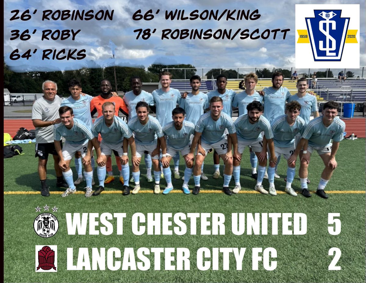 WCPredators's tweet photo. WCUSC Majors win 5-2 in season opener at LCFC. Robinson with the brace. Miguel Ross named “Man of the Match” in the net
We go next Sun. as we host Phoenix SC
#beaproatwcpredators #talentdevelopstalent #wedonattytitlesatwcpredators https://t.co/zi7XUKhN0q