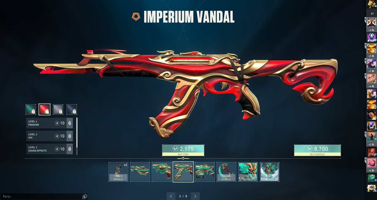 valorantst's tweet photo. 🔥 3 Valorant Imperium Skin Bundle Giveaway 🔥

To participate in the giveaway,
Follow  @ValorantXs
Like and Retweet this post.

Winners will be declared in 3 DAYS 🏆

GL!  #VALORANT #valorantgiveaway #VALORANTChampions #VCT #VCTAMERICAS https://t.co/tEjgb9DciP