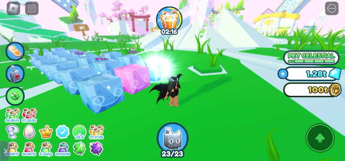 XtineNichole's tweet image. Looks like chances have been nerfed for the happy rocks. Glad I was able to hatch a whole team. 😊 #PetSimulatorX @BuildIntoGames