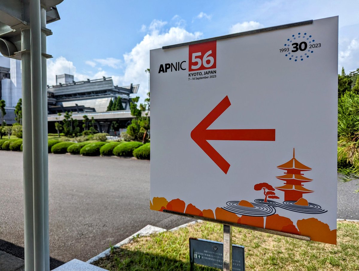 APNIC Director General tweet media