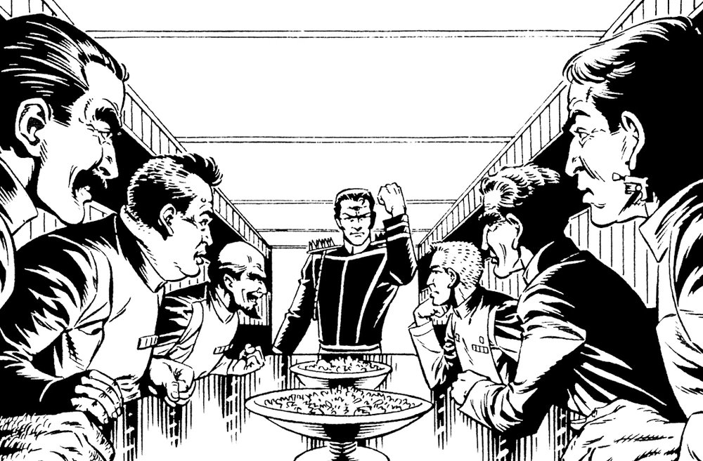 BlueCollarImp's tweet photo. Rise and shine, patriots. It's Mofference Monday!
Report to the Moffship and prepare to slave away for the glory of the Slave Lord Trioculus!
#StarWars
#JediPrince
#TheGloveOfDarthVader
#Trioculus
#ReactionaryStarWars https://t.co/cfE92T83q2