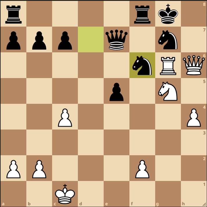 ExtraChess's tweet photo. @ChessMood That's a good puzzle!
Try solving this one with:

1️⃣ White to move &amp;
2️⃣ Mate in 3

Good Luck! https://t.co/MGg9QKa4qs