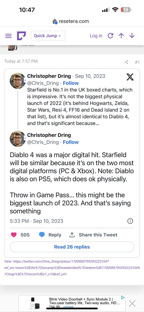 AmericanTimdog's tweet photo. Huge #s as we knew. https://t.co/cfVrISzUkb
