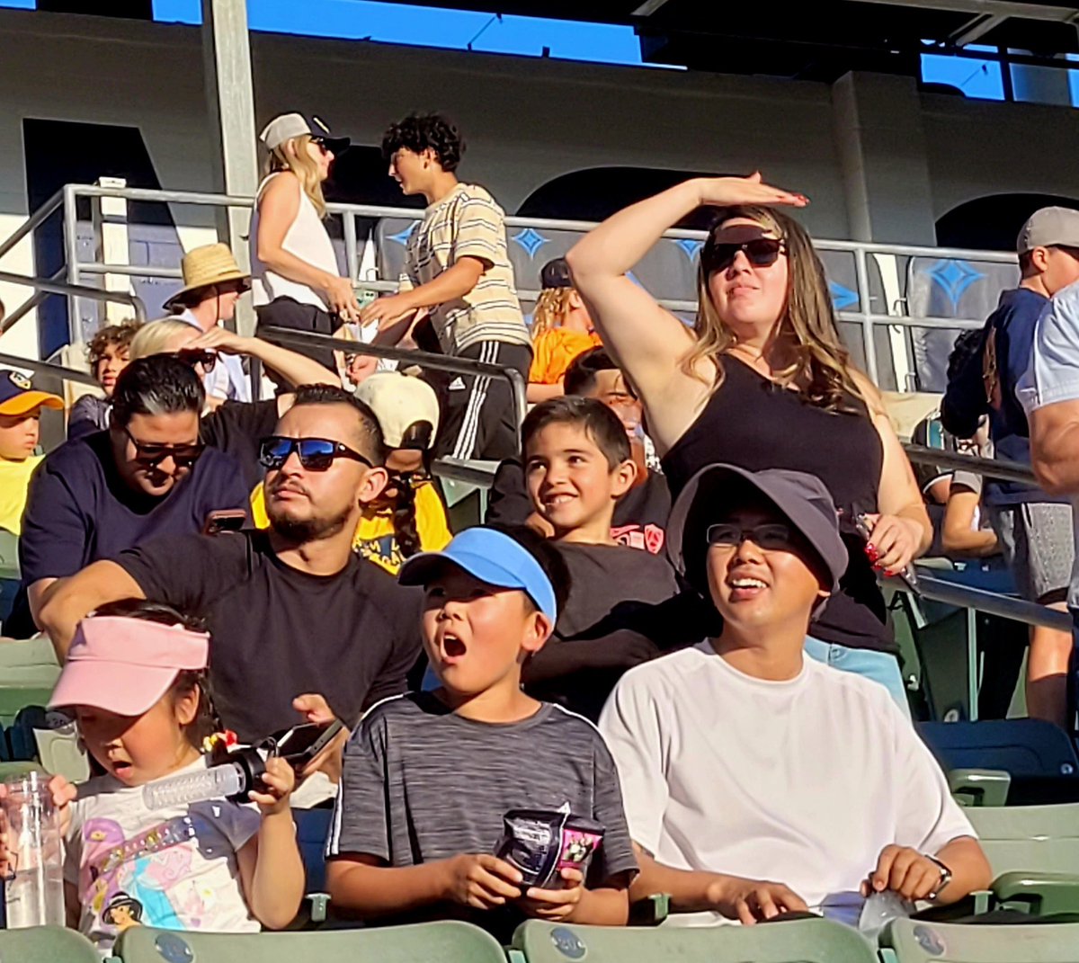 Thank you to <a href="/nlmusd/">Norwalk-La Mirada Unified School District</a>_school_safety Officer Patterson for the tickets to the <a href="/lagalaxy/">LA Galaxy</a> game today. Our Knight families enjoyed cheering on the team! Photos credit to Coach Ibarra. #NRKnightsPride💙💛 @nlmusd