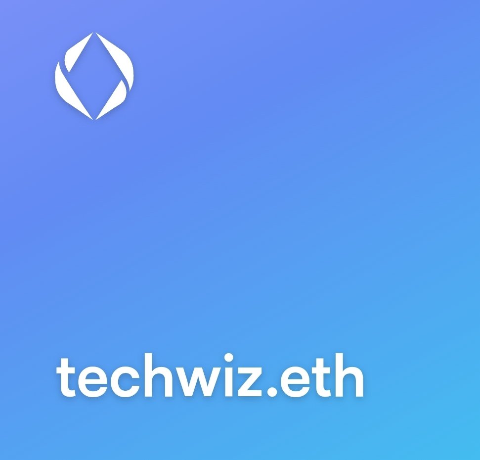 thecryptoboyeth's tweet image. Digital ID #techwiz