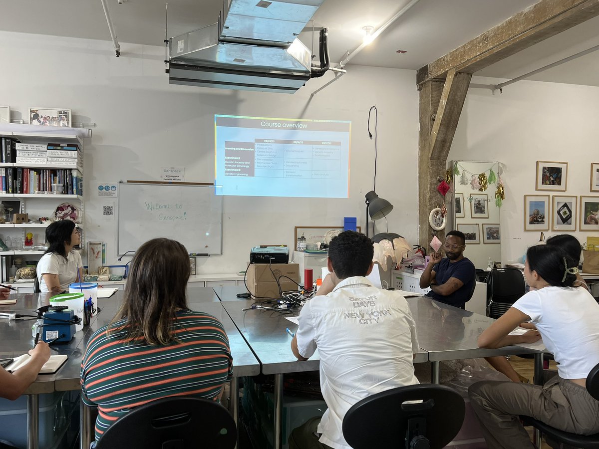 RaquelleYu's tweet photo. First time TAing with @genspacenyc at the Biohacker Bootcamp is so much fun! https://t.co/4kUJLAM6zv