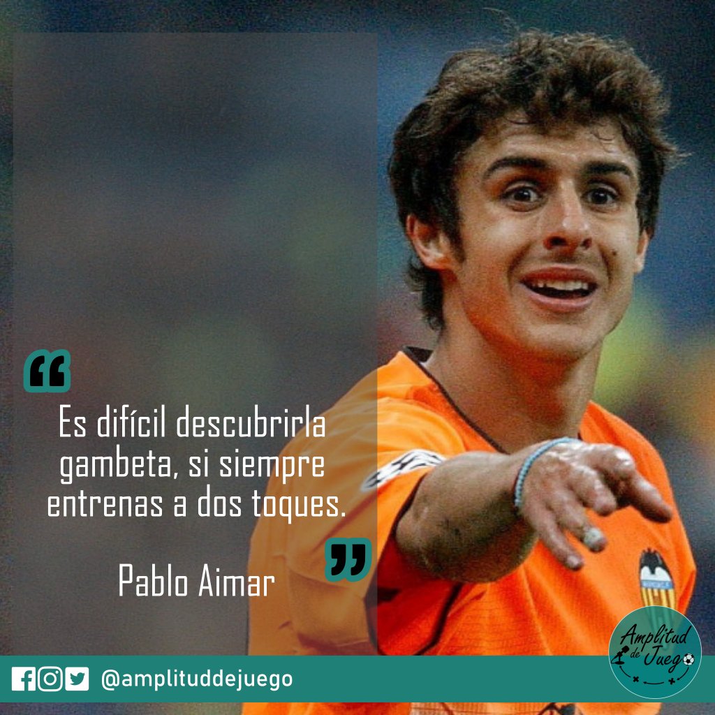 ✅⚽ | Es difícil descubrir la gambeta si siempre entrenas a dos toques.
👨‍🏫📚 | Pablo Aimar 

👇🏽
instagram.com/reel/CxCR1iAON…

#AmplituddeJuego #DescifrandoElMensaje #Futbol #FutboBase #Formador #FormadorFutbol #Aimar #PabloAimar #PablitoAimar