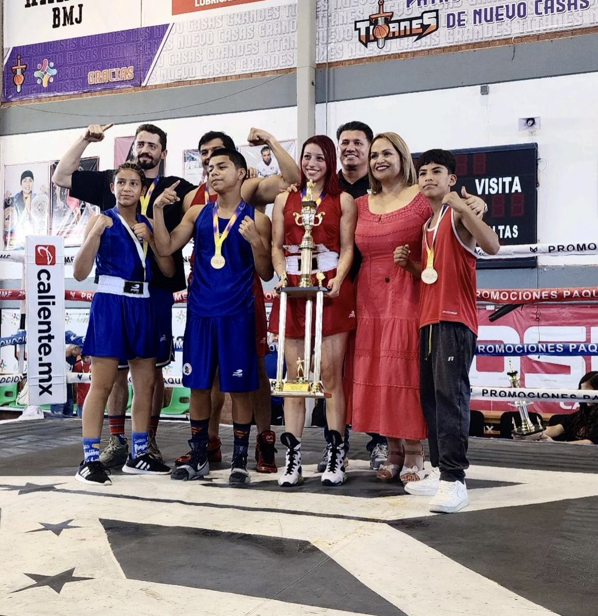 Congratulations to USA’s #8 ranked 119lb Elite  @NayeliSweet1_ bringing home Gold from Chihuahua Mexico ~ Juarez Boxing also took the Team Trophy.