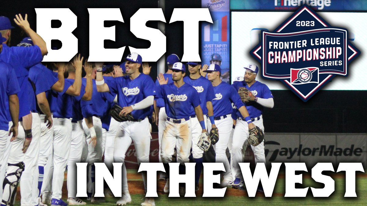 EvilleOtters's tweet photo. WE"RE HEADED TO THE 'SHIP! THE OTTERS WIN THE WEST DIVISION CHAMPIONSHIP SERIES!

Evansville 9, Gateway 7 | FINAL

⚾️ #BringItBackToBosse x #LetsGoOtters 🦦 https://t.co/zxO9xJ8V4t
