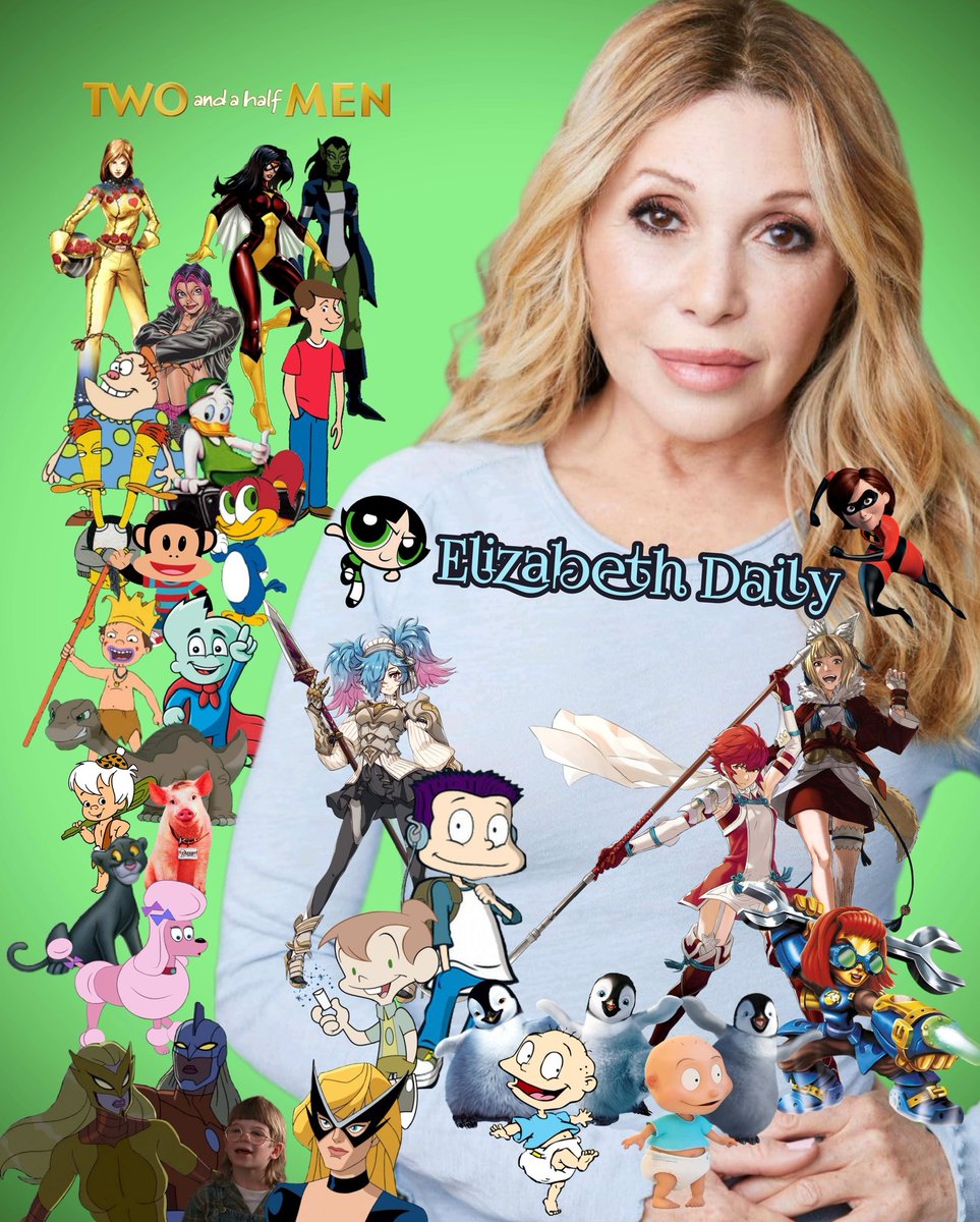 jericollage70's tweet photo. Happy Birthday to one of my "Top Fave VA's", The Amazing & Awesome @RealEGDaily! Have a Blessed Birthday Elizabeth! ππππ»ππ»ππ»πππΉ #ThePowerpuffGirls #Rugrats #ChalkZone #FireEmblem #HappyFeet #CuriousGeorge #Avengers #Skylanders #LittleRascals #JuliusJr https://t.co/hKTaRYeDKM