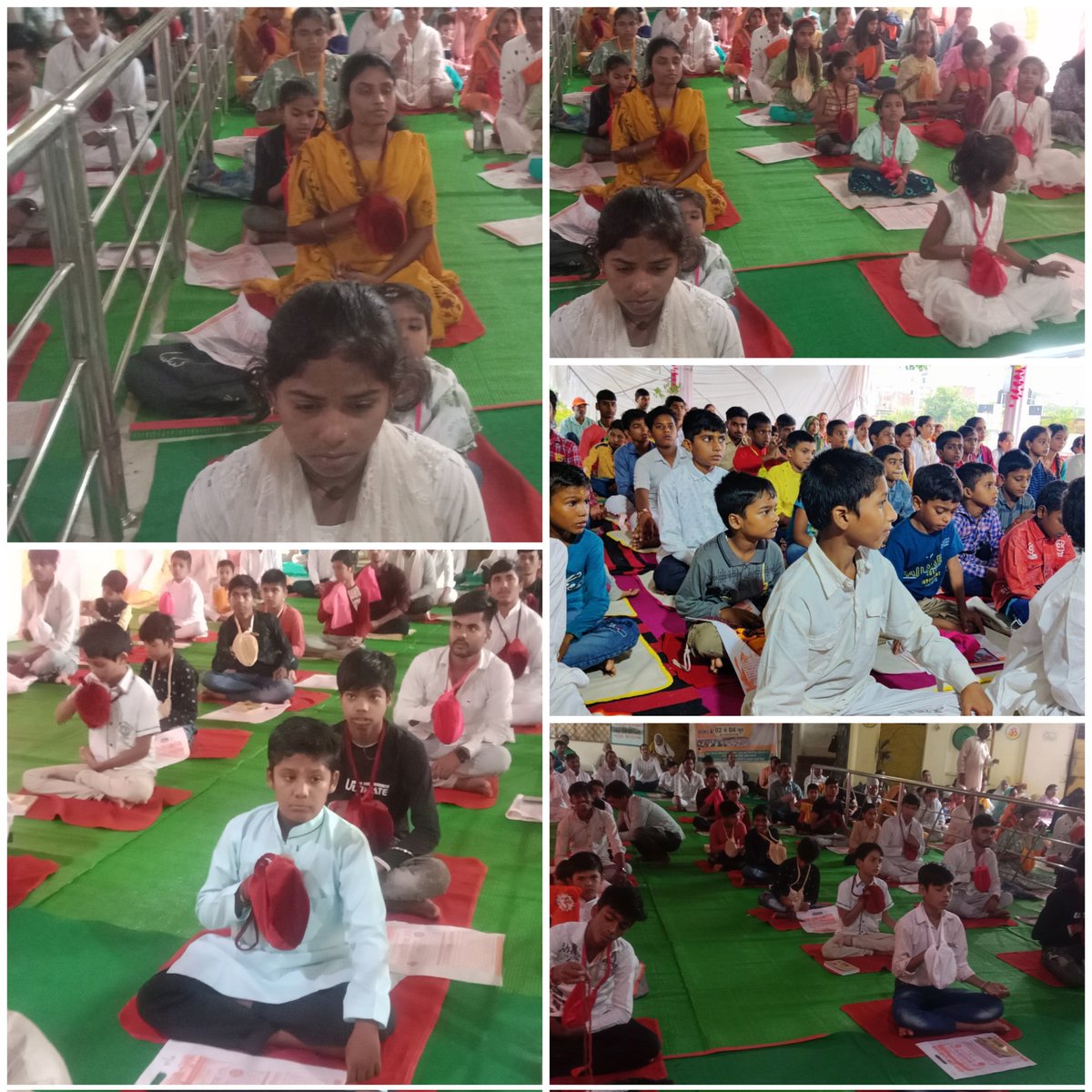 पूज्य संत श्री आशारामजी बापू की असीम कृपा से 9 और 10 सितंबर 2023 #सागर आश्रम में
विद्यार्थी भविष्य निर्माण शिविर में लाभार्थी बच्चों को सारस्वत के मंत्र जप अनुष्ठान के साथ विभिन्न ज्ञानवर्धक बातें सीखने को मिली, जिसमें प्राणायाम, ध्यान, योगासन, खेल, एवं ज्ञानवर्धक कहानियां