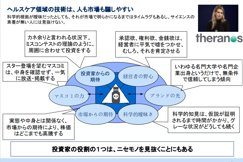 koki_fukatsu's tweet photo. 【セラノスと諸々の偽物スタートアップ①】
やっと公に。「告発されるのは時間の問題」といろんなところで言い続けてきた会社でして。一方、多くの人が騙されるのも無理ないなーと思っていて。その背景と、闇の深さを連続ツイートしたいと思います。先例は、セラノス社でほぼ同じですな。 https://t.co/QwRgtVO9uU