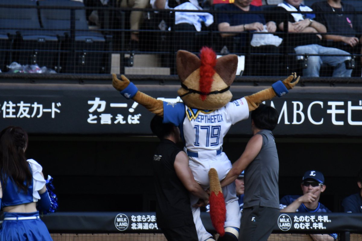 SUMINAFHERO61's tweet photo. #2023年09月10日
#loveFighters
#フレップ
#sec117
#1列目
スタッフに運ばせてました
あとライオンズのスタッフの冷めた目がジワるwwwwwww https://t.co/DzkoZsQY9d