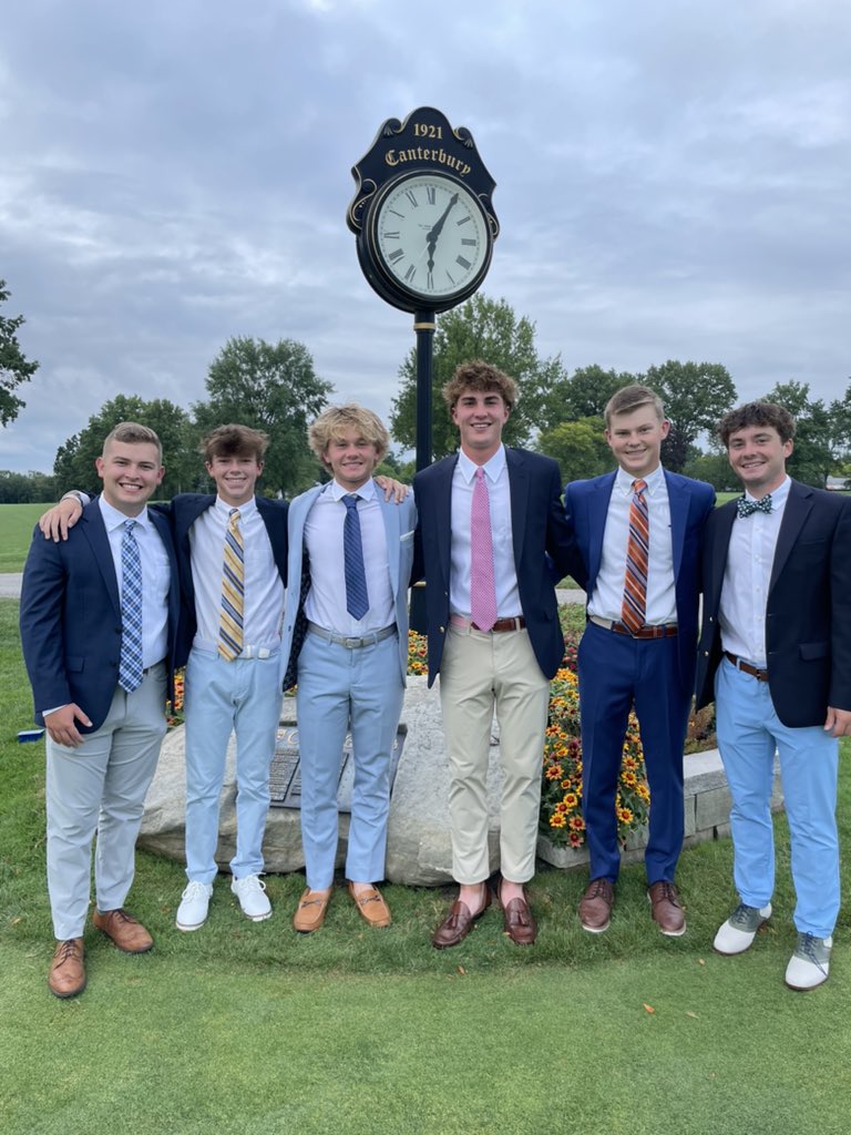 The Knights are honored to once again participate in the Kiely Cup at Canterbury Golf Club.  After a 300 on day one, Alter holds a 1 stroke lead heading into Monday’s final round