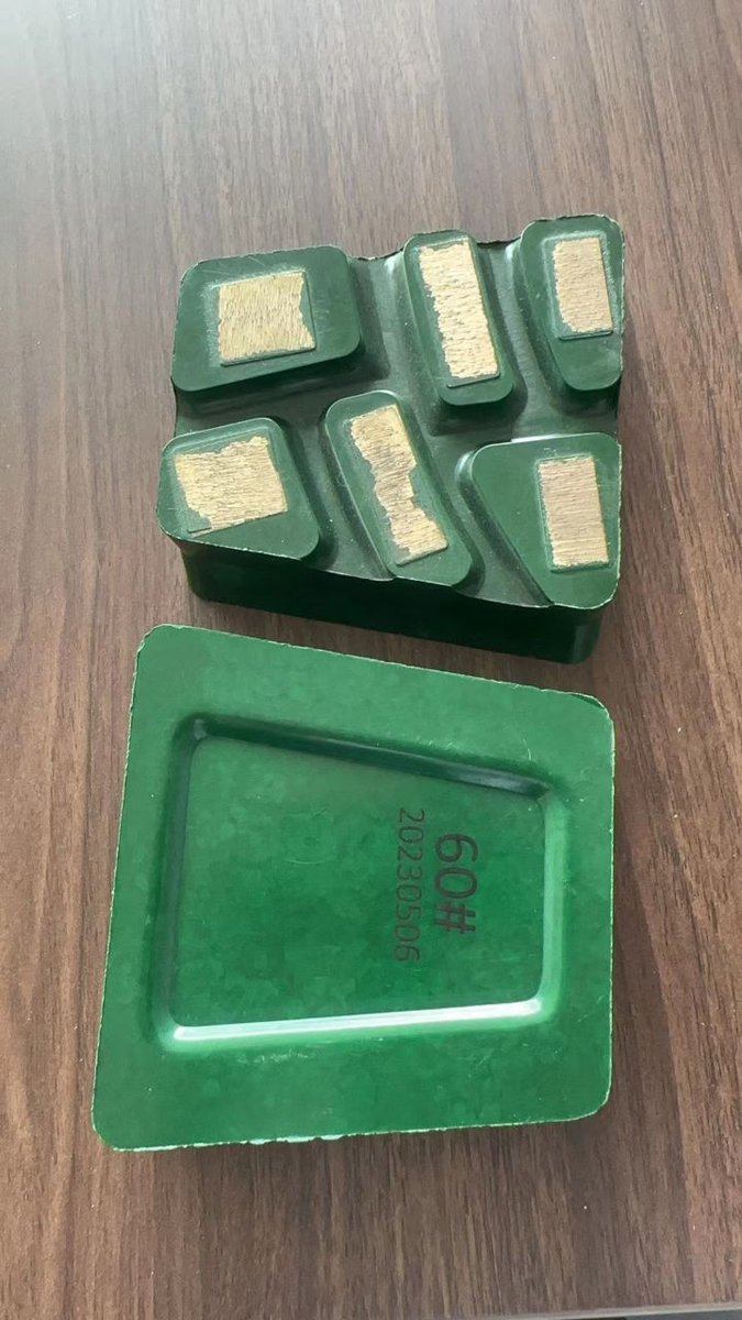 JaneLi30166037's tweet image. Frankfurt blocks for marble, granite.
Used on auto grinding machines and floor polishing machines
Metal-bond:aggressive, gauge slab in record time.
Resin-bond:significantly faster than silicon carbide tools.
Finish slab faster to a higher gloss.
#DiamondTools #StoneWorkingTools