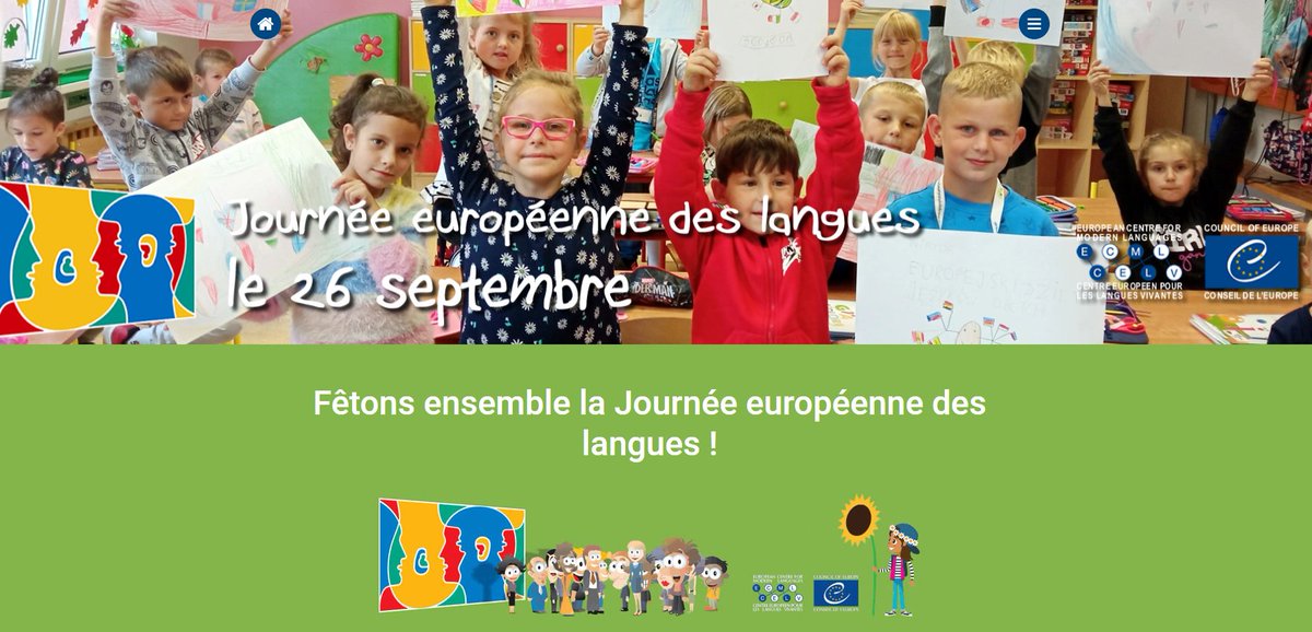 Le Conseil de l’Europe 🇪🇺 propose de nouveaux supports et des activités clé en main pour l’édition 2023 de la #JourneeEuropeenneDesLangues qui aura lieu le mardi 26 septembre ➡️ edl.ecml.at/Default.aspx