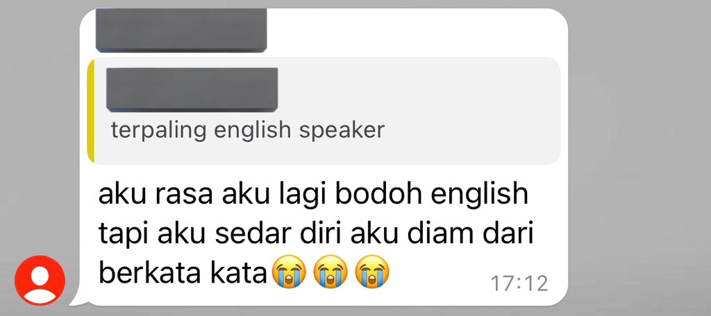 wise words from yours truly <a href="/131obsession/">farah</a>: “i think my english is worse but i know it’s better to keep quiet”