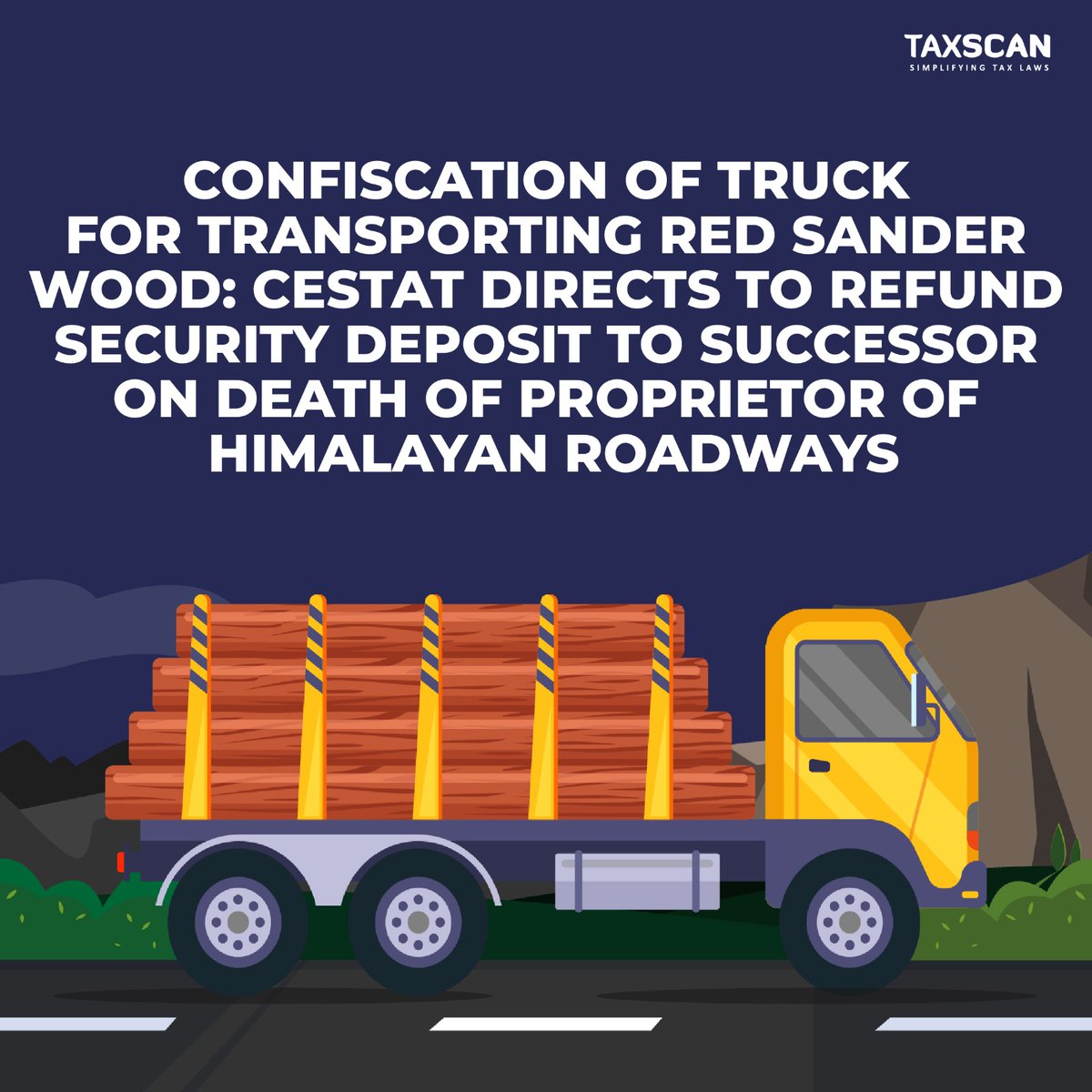 tax_scan's tweet image. taxscan.in/confiscation-o…

#confiscationoftruck #transporting #redsanderwood #cestat #securitydeposit #himalayanroadways #taxscan #Taxnews