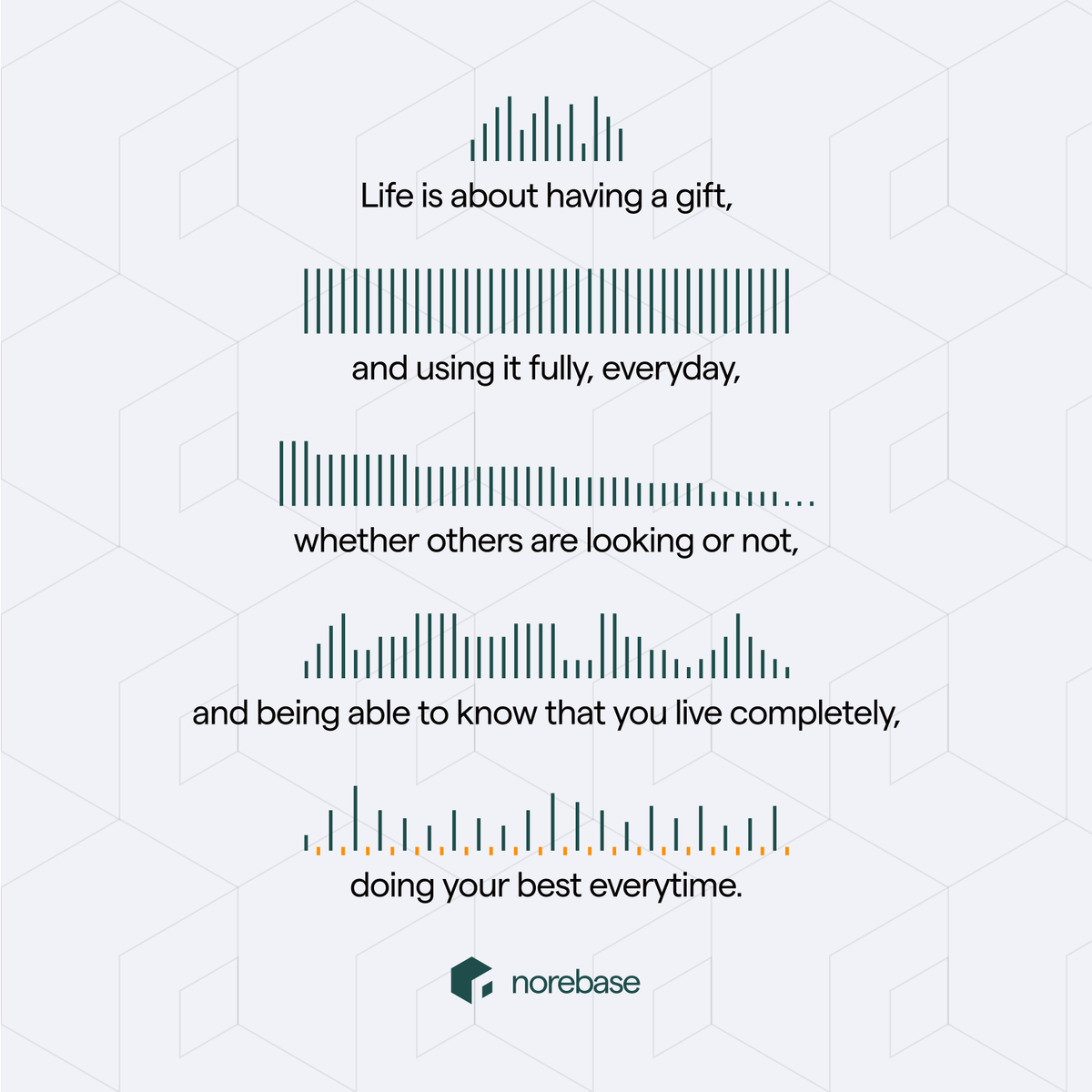 Norebase's tweet photo. Seize every opportunity, take calculated risks, and pursue your dreams with unwavering determination. Life is a gift, use it fully!
#NoreBase
#GoBeyondBorders https://t.co/0v0aKwdTCi