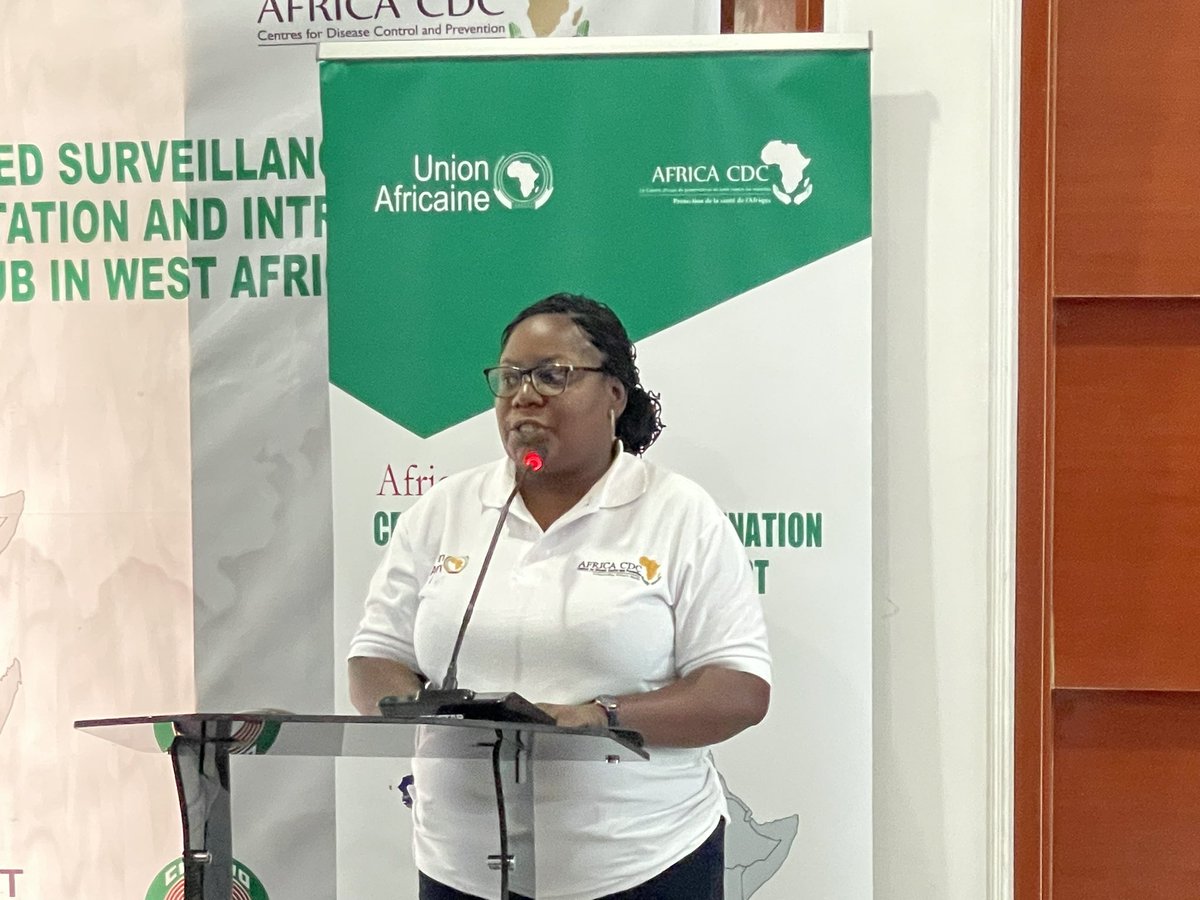 Western_RCC's tweet photo. The @AfricaCDC  @Western_RCC  led by the Ag Coordinator Dr Herilinda Temba launched the WA RISLNET Community of Practice (CoP) aimed at facilitating regular health information sharing across regional Member states.

@NCDCgov https://t.co/LGd3w5tiZW