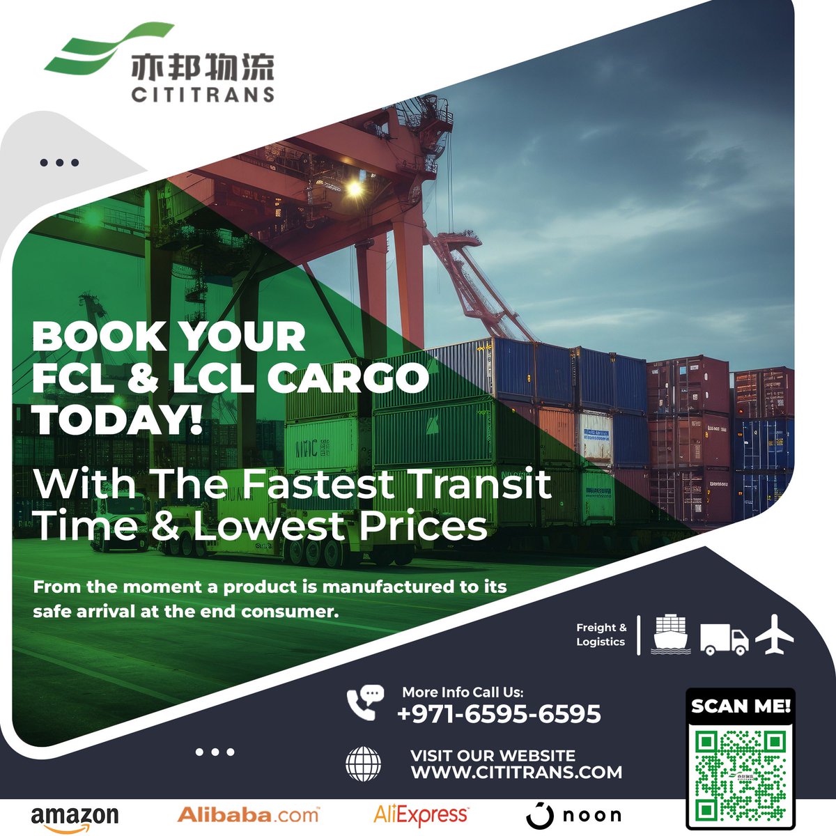 Insure Your Cargo With Us | 𝐌𝐨𝐯𝐢𝐧𝐠 𝐘𝐨𝐮𝐫 𝐏𝐫𝐨𝐝𝐮𝐜𝐭𝐬 𝐀𝐜𝐫𝐨𝐬𝐬 𝐚𝐥𝐥 𝐛𝐨𝐫𝐝𝐞𝐫𝐬. ✅ 🌎📦🚛🚢✈️
.
🔗 Share your Query at
WhatsApp:wa.me/97165956595
📧contact@cititrans.com
📱 +971 6 595 6595
🌐cititrans.com

#cititranslogistics
