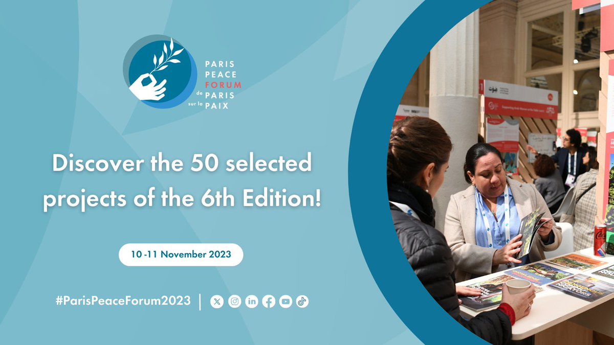 Mozambique's #PeaceProcess is one of the 50 projects chosen to participate in this year's @ParisPeaceForum The Mozambican experience shows how the power of dialogue can create a culture of peace. 👉parispeaceforum.org/en/2023-select… #ParisPeaceForum2023 #SolutionsForPeace