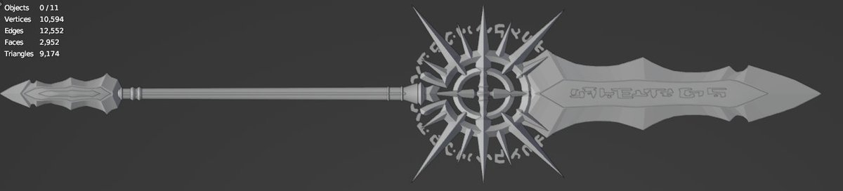 LuaMega2's tweet photo. Spear for Towerbound #ROBLOX #RobloxDev #b3d https://t.co/7Mrx7fnLnA