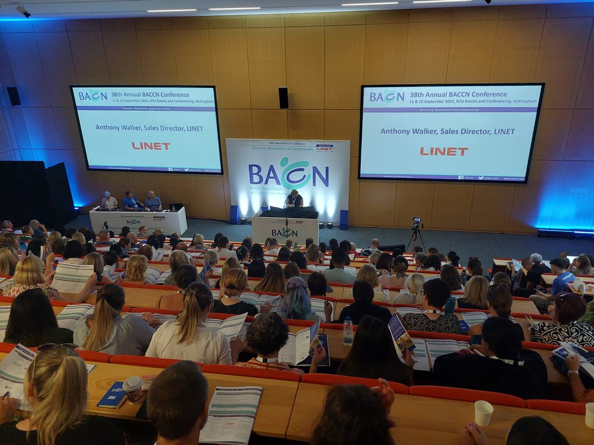 #BACCNConf2023 is underway! Join us tomorrow, 12th Sept. at 0945, on our Facebook page for live streaming of Heather Baird's keynote 'Sustainability in Critical Care'